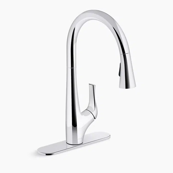 Bevin™ Pull-down kitchen sink faucet with two-function sprayhead