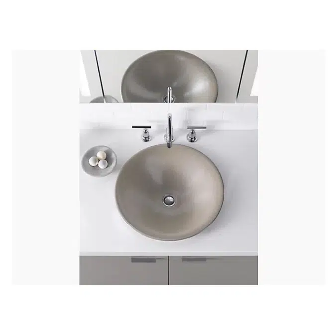 K-77714 Shagreen Carillon® Round Wading Pool® Vessel bathroom sink