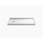 k-8643 rely® 60" x 30" single-threshold shower base with left-hand drain