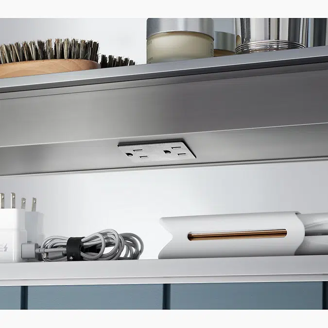 Maxstow® 17" W x 24" H lighted medicine cabinet