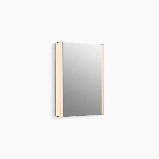 Maxstow® 17" W x 24" H lighted medicine cabinet