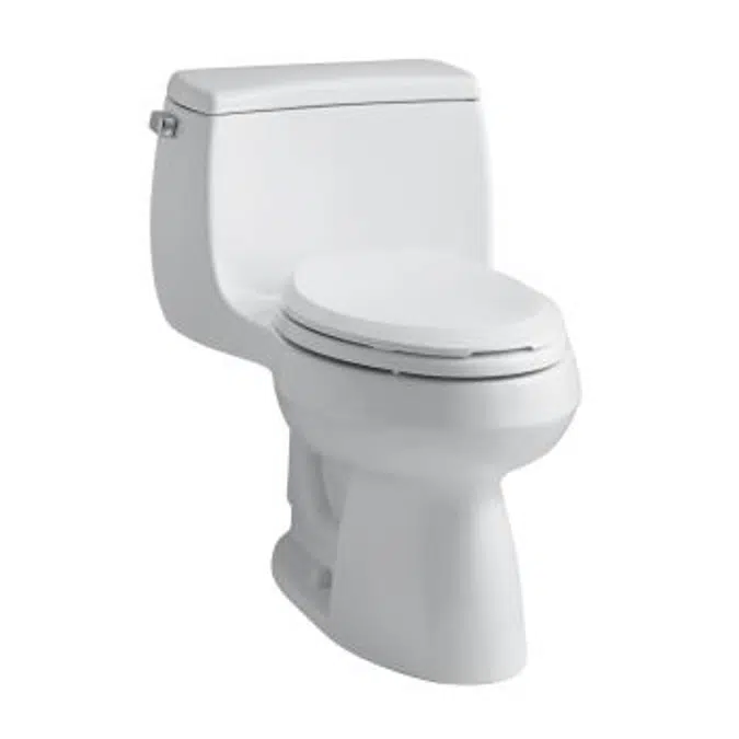 k-3615 gabrielle™ comfort height® one-piece compact elongated 1.28 gpf chair height toilet with slow-close seat