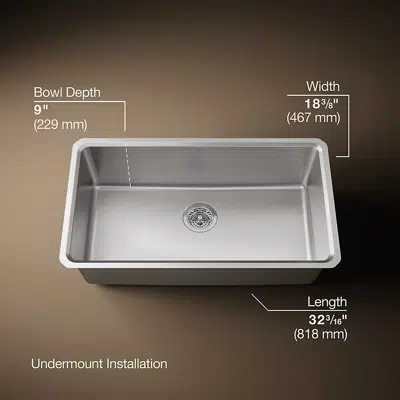 Image for Prologue® 32-3/16" undermount single-bowl kitchen sink