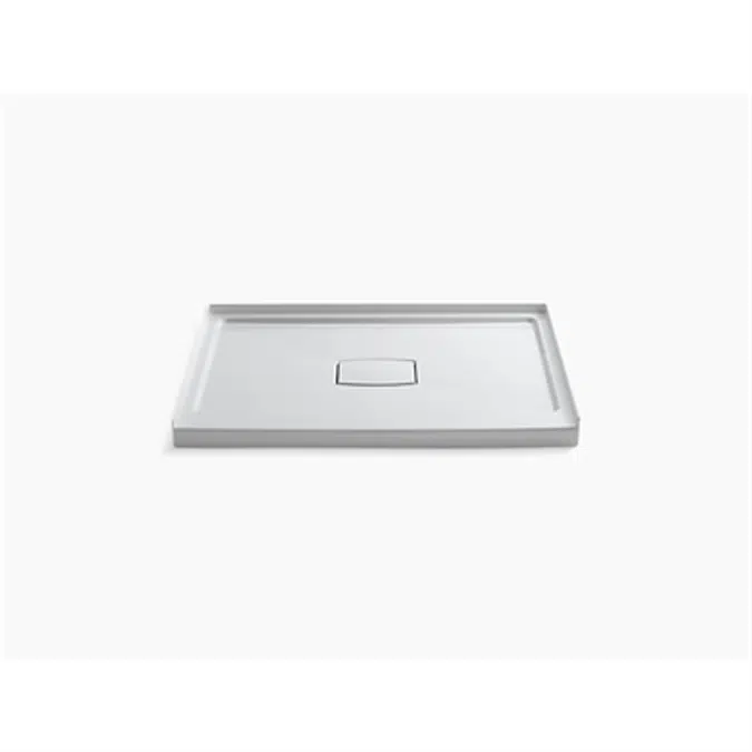 K-9397 Archer® 48" x 36" single threshold center drain shower base with removable cover