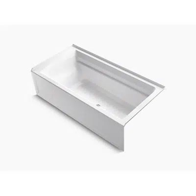 Image for K-1125-RA Archer® 72" x 36" alcove bath with integral apron and right-hand drain
