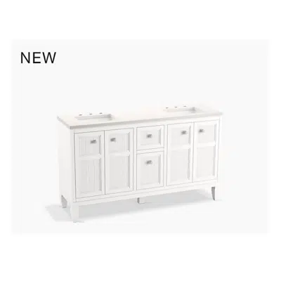 Obrázek pro K-33539-ASB Hearthaven™ 60" bathroom vanity set