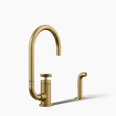 Immagine per Billet™ Single-handle bar sink faucet with two-function extended-reach spout and side sprayer