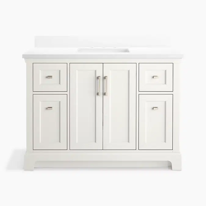 Charlemont™ 48" bathroom vanity cabinet with sink and quartz top