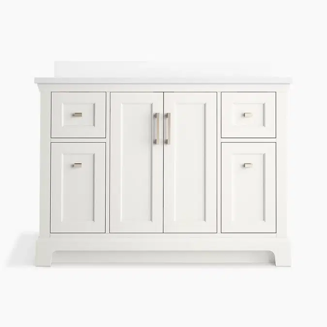 Charlemont™ 48" bathroom vanity cabinet with sink and quartz top