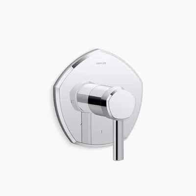 imagem para Occasion® MasterShower® temperature control valve trim with lever handle
