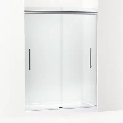Image for Pleat® 79-1/16" H sliding shower door with 5/16"-thick glass