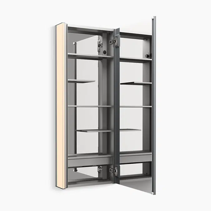 Maxstow® 22" W x 40" H lighted medicine cabinet