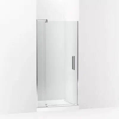 画像 Echelon® 70" H pivot shower door with 5/16"-thick glass