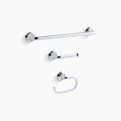 Image for Sundae® Three-piece bathroom accessory set