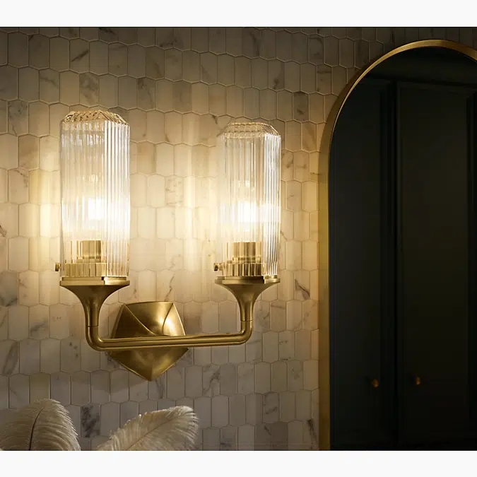 Occasion™ 14" two-light sconce