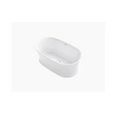 Immagine per K-8332 Memoirs® 60" x 34" freestanding bath with center toe-tap drain