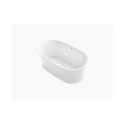 Image for K-8332 Memoirs® 60" x 34" freestanding bath with center toe-tap drain
