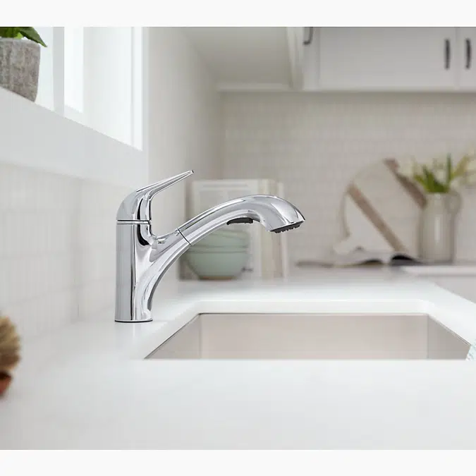 Jolt® Pull-out kitchen sink faucet with two-function sprayhead