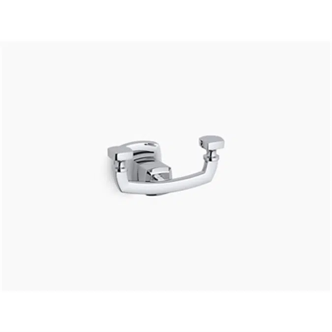 Kohler K-23290 Square Robe Hook - Polished Chrome