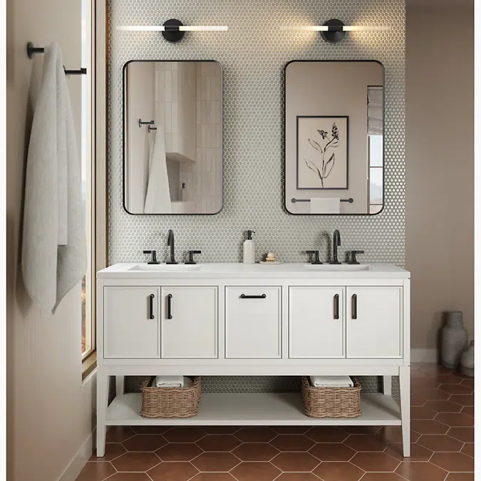 Venza® Widespread bathroom sink faucet, 1.0 gpm