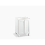 k-99513-lg damask® 24" bathroom vanity cabinet with furniture legs and 2 doors