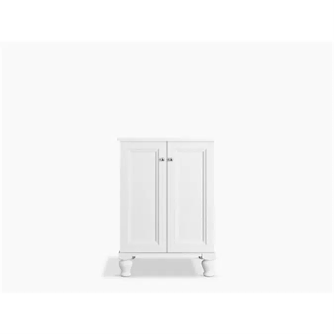 K-99513-LG Damask® 24" bathroom vanity cabinet with furniture legs and 2 doors