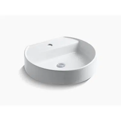 Image for K-2331-1 Chord® Wading Pool® Vessel bathroom sink with single faucet hole