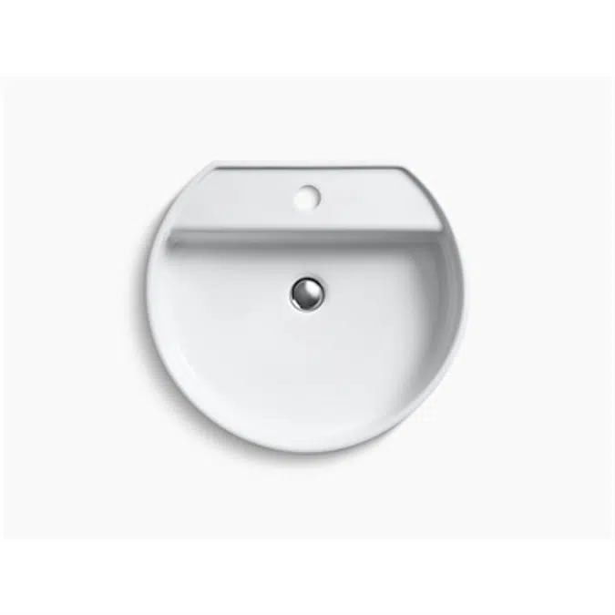 K-2331-1 Chord® Wading Pool® Vessel bathroom sink with single faucet hole