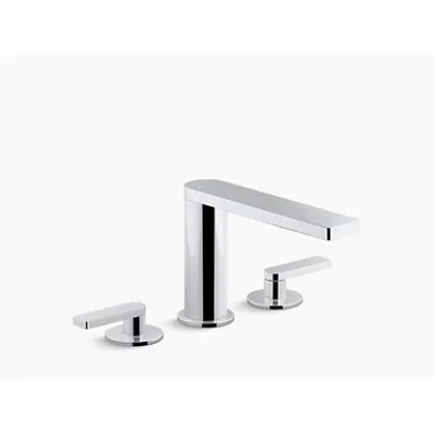 Image for K-73060-4 Composed® Widespread bathroom sink faucet with lever handles