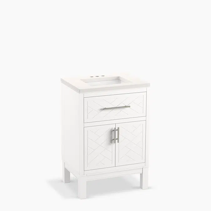 BIM objects Free download! Accra™ 24" bathroom vanity with