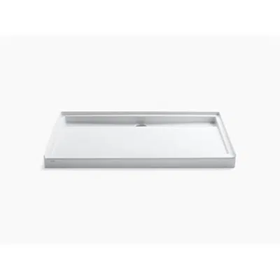 Image for K-9928 Groove® 60" x 36" single threshold rear center drain shower base