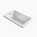 underscore® 60" x 36" drop-in vibracoustic® bath with bask® heated surface