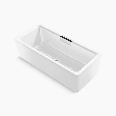 Volute™ 63" x 28-3/8" freestanding bath with shroud için görüntü
