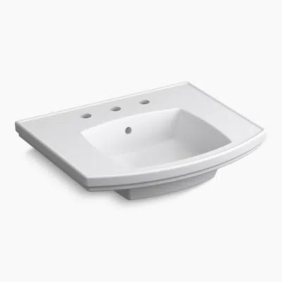Image for Kelston® 23-3/4" rectangular pedestal bathroom sink