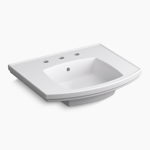 kelston® 23-3/4" rectangular pedestal bathroom sink