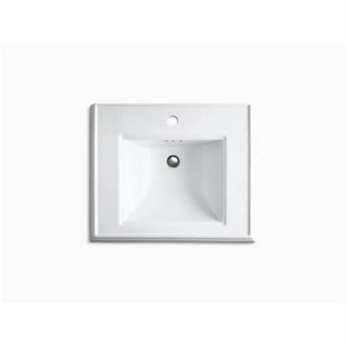 K-2238-1 Memoirs® Classic Classic 24" pedestal bathroom sink with single faucet hole