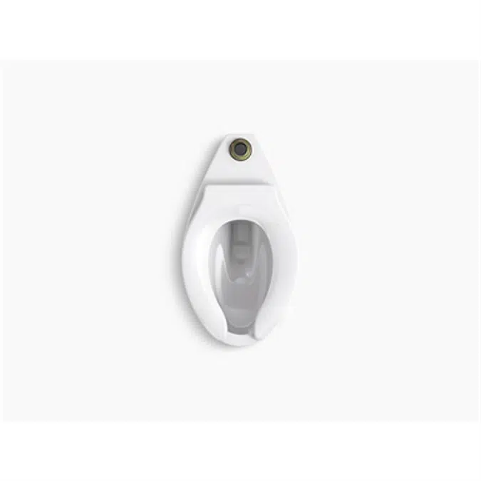 K-96057-SSL Highcliff™ Ultra Floor-mount top spud antimicrobial flushometer bowl with bedpan lugs