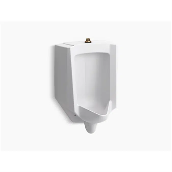 K-4991-ET Bardon™ High-Efficiency Urinal (HEU), washout, wall-hung, 0.125 gpf to 1.0 gpf, top spud