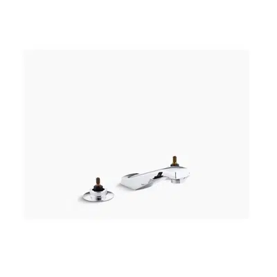Image for K-7443-KNE Triton® 0.5 gpm widespread commercial bathroom sink base faucet with vandal-resistant aerator, requires handles, drain not included