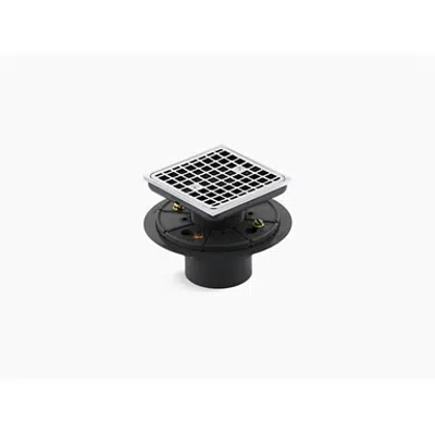 Image for K-9136 Clearflo Square design tile-in shower drain