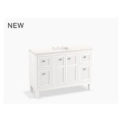 K-33538-ASB Hearthaven™ 48" bathroom vanity set için görüntü