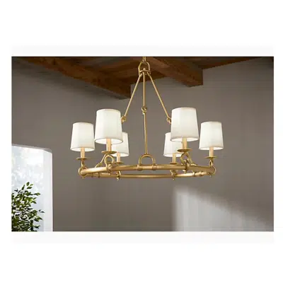 afbeelding voor K-27749-CH06 Terret™ 36" Six-light chandelier