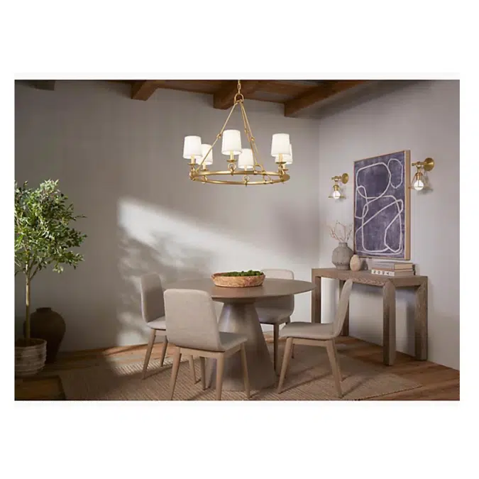 K-27749-CH06 Terret™ 36" Six-light chandelier