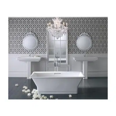 Image for K-819-f62 Rêve® 66-15/16" x 31-1/2" freestanding bath with Brilliant Blanc base