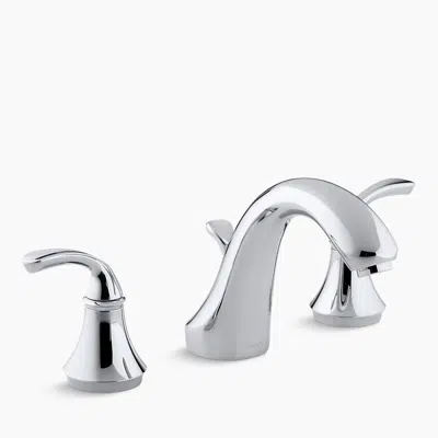 Forté® Sculpted Deck-mount bath faucet trim with diverter图像