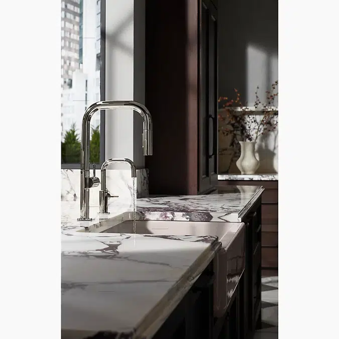 Components® Touchless pull-down kitchen sink faucet with two-function sprayhead