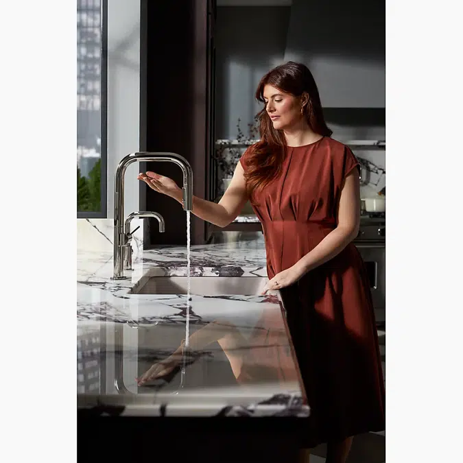 Components® Touchless pull-down kitchen sink faucet with two-function sprayhead