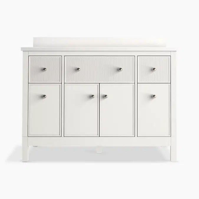 Malin™ by Studio McGee 48" bathroom vanity cabinet with sink and quartz top