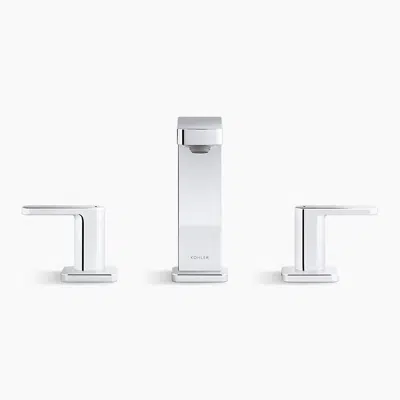 imagem para Parallel® Widespread bathroom sink faucet, 0.5 gpm