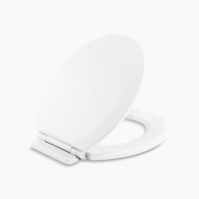 Broadwood™ Quiet-Close™ round-front toilet seat için görüntü